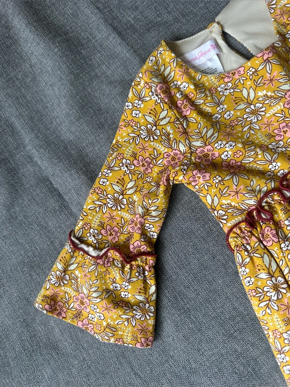 New Girl’s Bonnie Jean Floral Boho Tunic Shirt & Headband